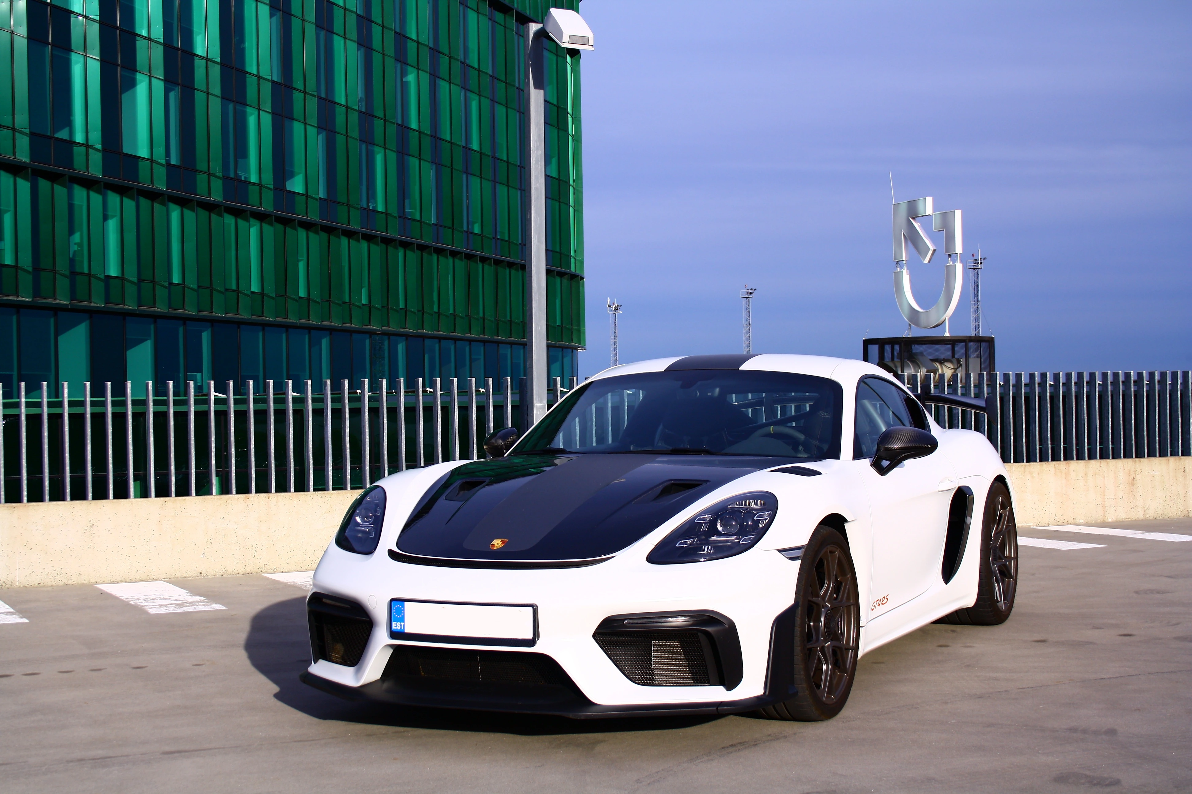 Before editing — raw car